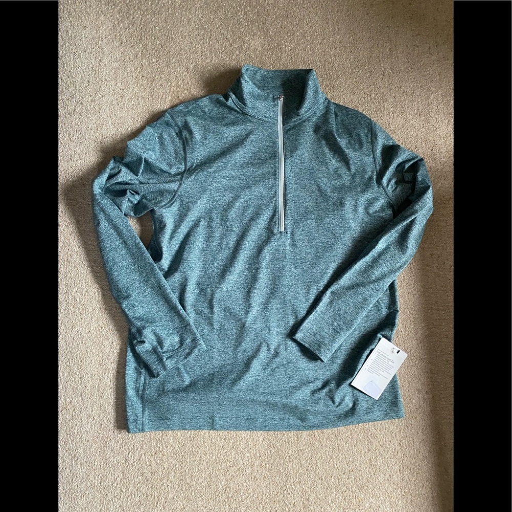 NWT Lululemon Soft Jersey Half Zip Mens Medium